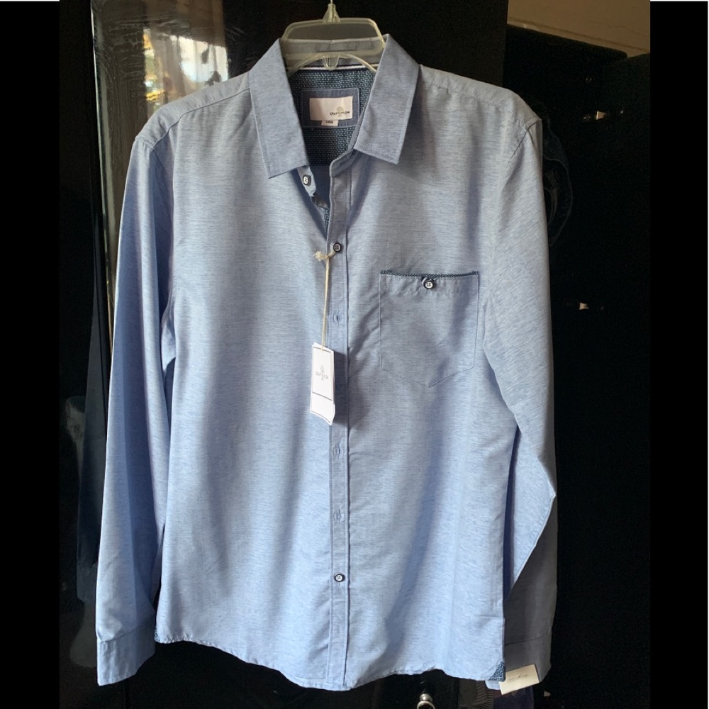Craft and Flow Men’s Blue Dress Shirt